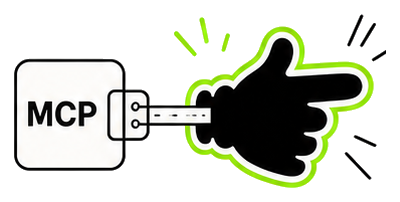 An MCP endpoint becoming a pointing hand